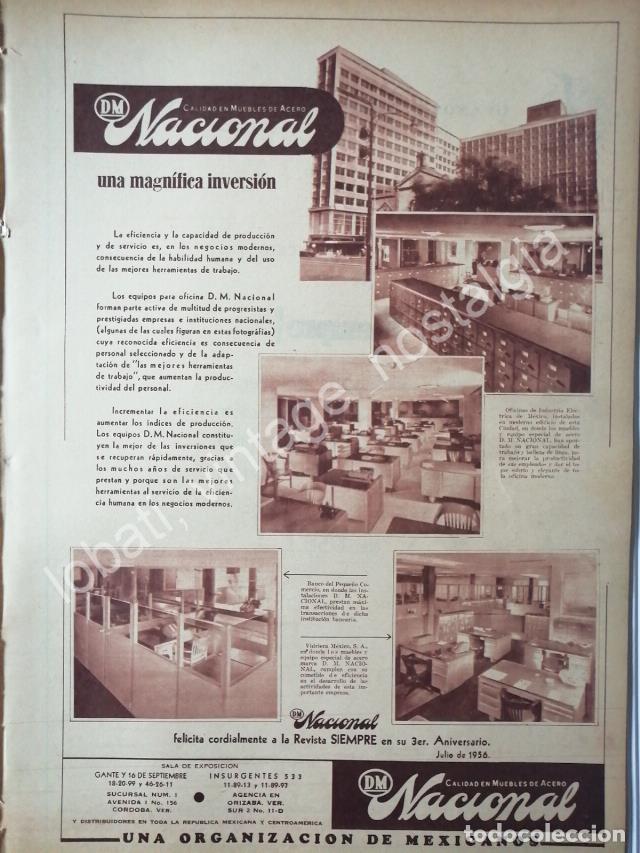 Poster collecting: CARTEL ANTIGUO ORIGINAL DE D.M. NACIONAL. INDUSTRIAS RUIZ GALINDO S.A 1956