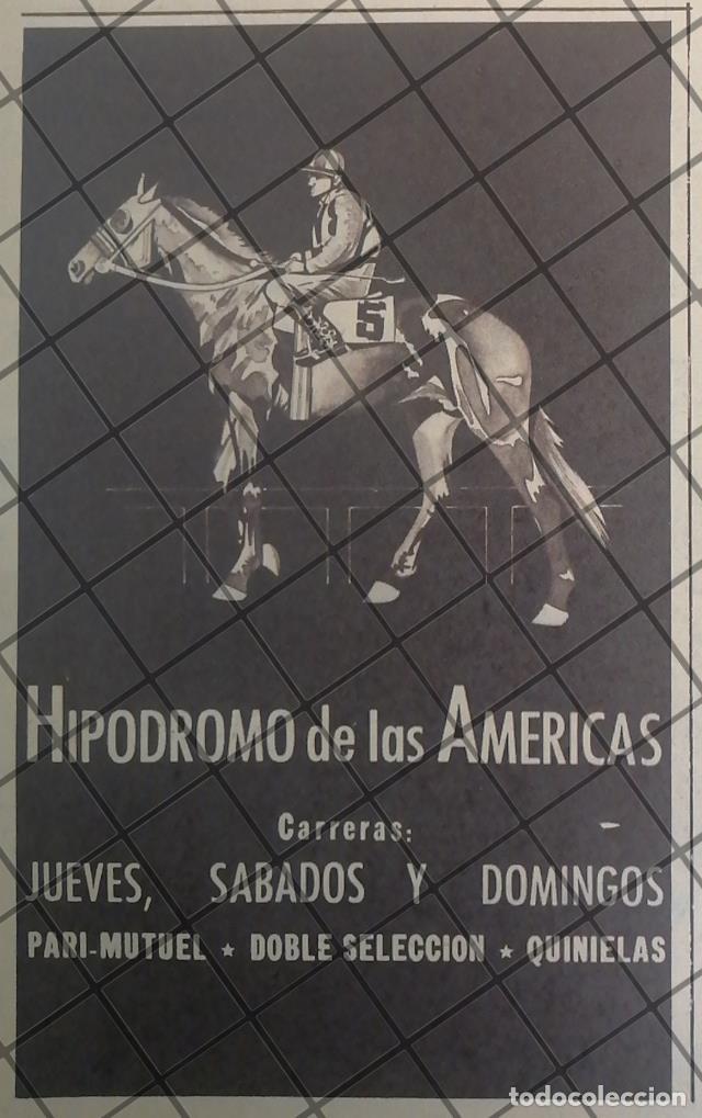 Poster collecting: AFICHE RETRO HIPODROMO DE LAS AMERICAS 1944 E1