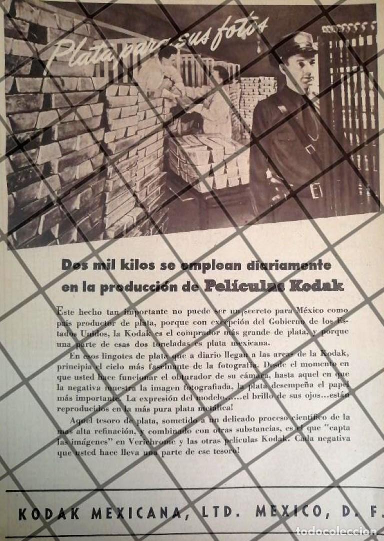 Poster collecting: CARTEL RETRO EMPRESA KODAK Y COMPRA MASIVA DE PLATA 1944 E4