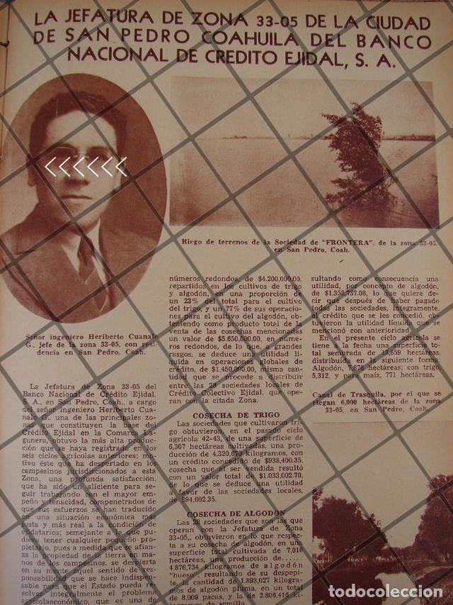 Sammeln von Plakaten: AFICHE ANTIGUO HERIBERTO CUANALE /SAN PEDRO COAHUILA 1944