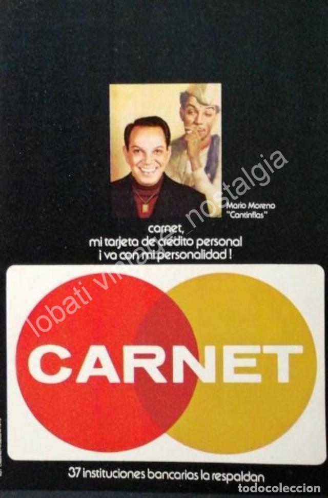 Sammeln von Plakaten: CARTEL ANTIGUO ORIGINAL DE CANTINFLAS Y LA TARJETA CARNET 1979 /FEP