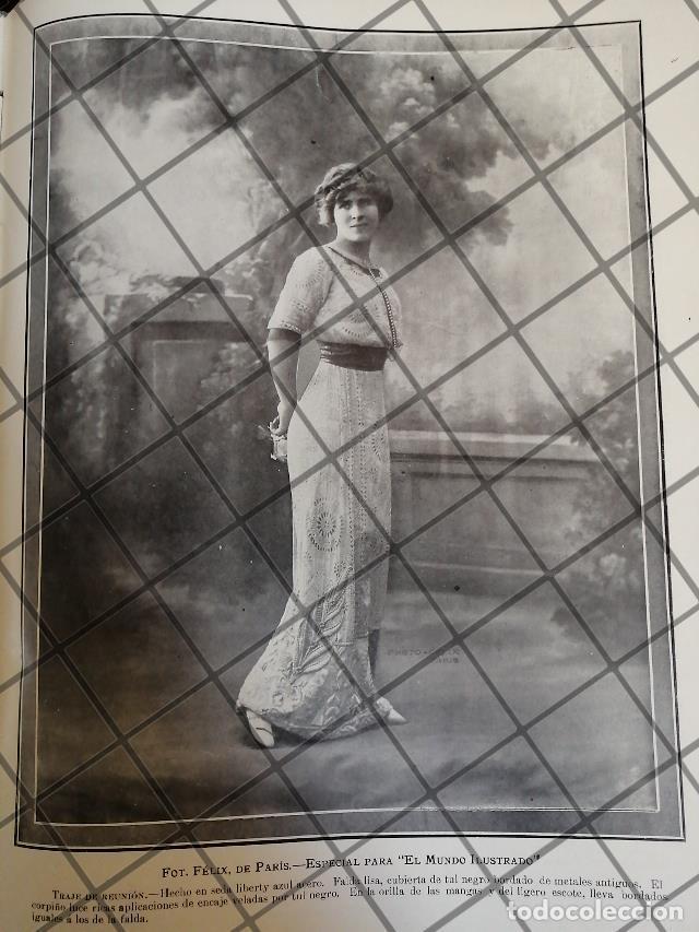 Sammeln von Plakaten: CARTEL ANTIGUO 1910 VESTIDOS DE LUJO CASA FELIX DE PARIS 13