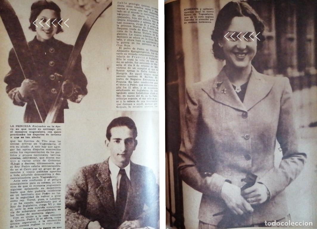 Sammeln von Plakaten: AFICHE ANTIGUO LUNA DE MIEL ALEJANDRA REINA DE GRECIA 1944