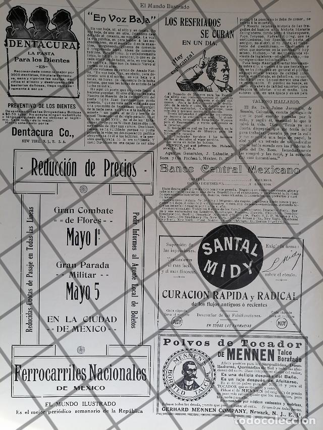 Collectionnisme d'affiches: CARTEL ANTIGUO FERROCARRILES NACIONALES Y OTROS 1910 *36