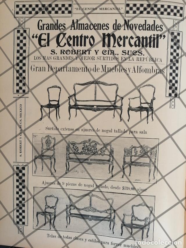 Collectionnisme d'affiches: CARTEL ANTIGUO TIENDA EL CENTRO MERCANTIL 1910 -24