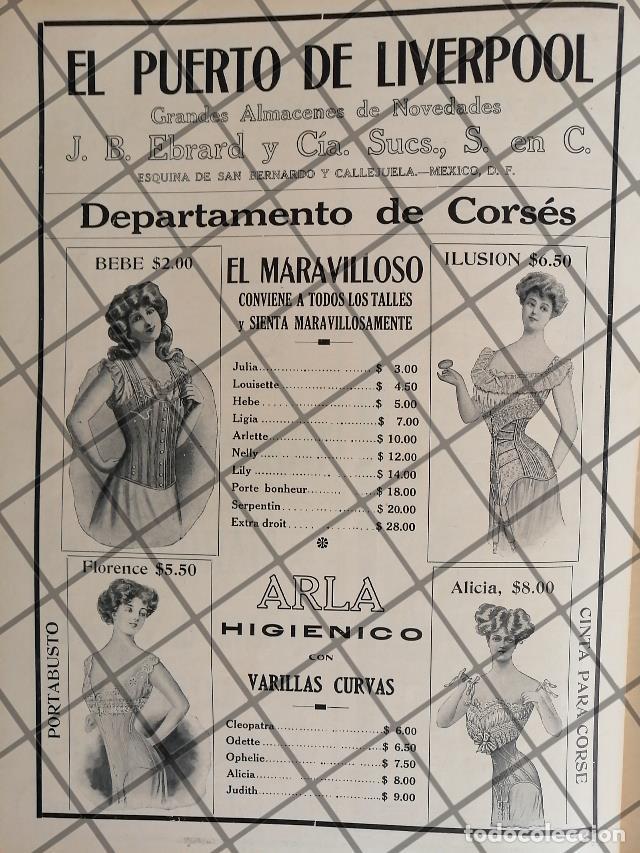 Collectionnisme d'affiches: CARTEL ANTIGUO TIENDA EL PUERTO DE LIVERPOOL 1910 -49