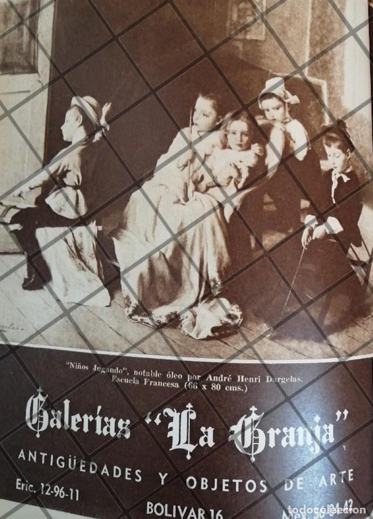 Collectionnisme d'affiches: CARTEL ANTIGUO TIENDA GALERIAS LA GRANJA 1948 GG3
