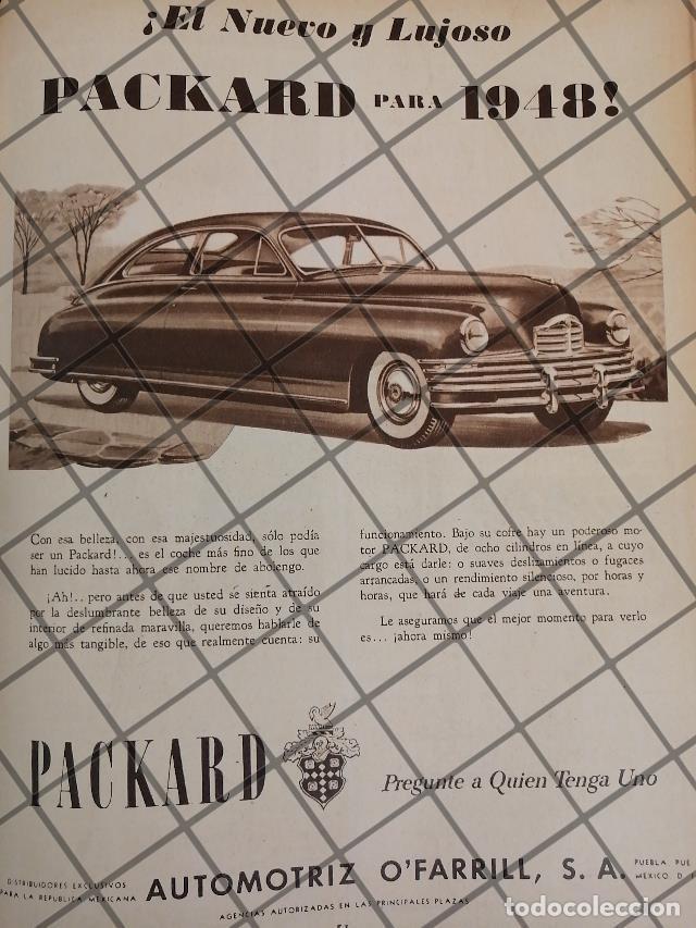 Collectionnisme d'affiches: CARTEL ANTIGUO AGENCIA DE AUTOS O`FARRILL 1948 3