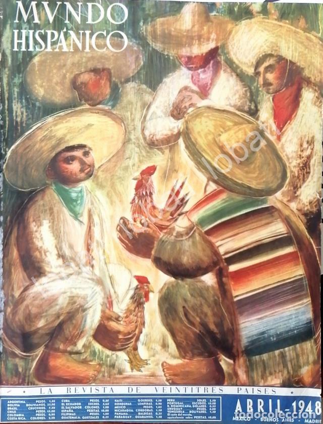 Collectionnisme d'affiches: PORTADA ANTIGUA ORIGINAL ARTISTICA 1948 PELA DE GALLOS