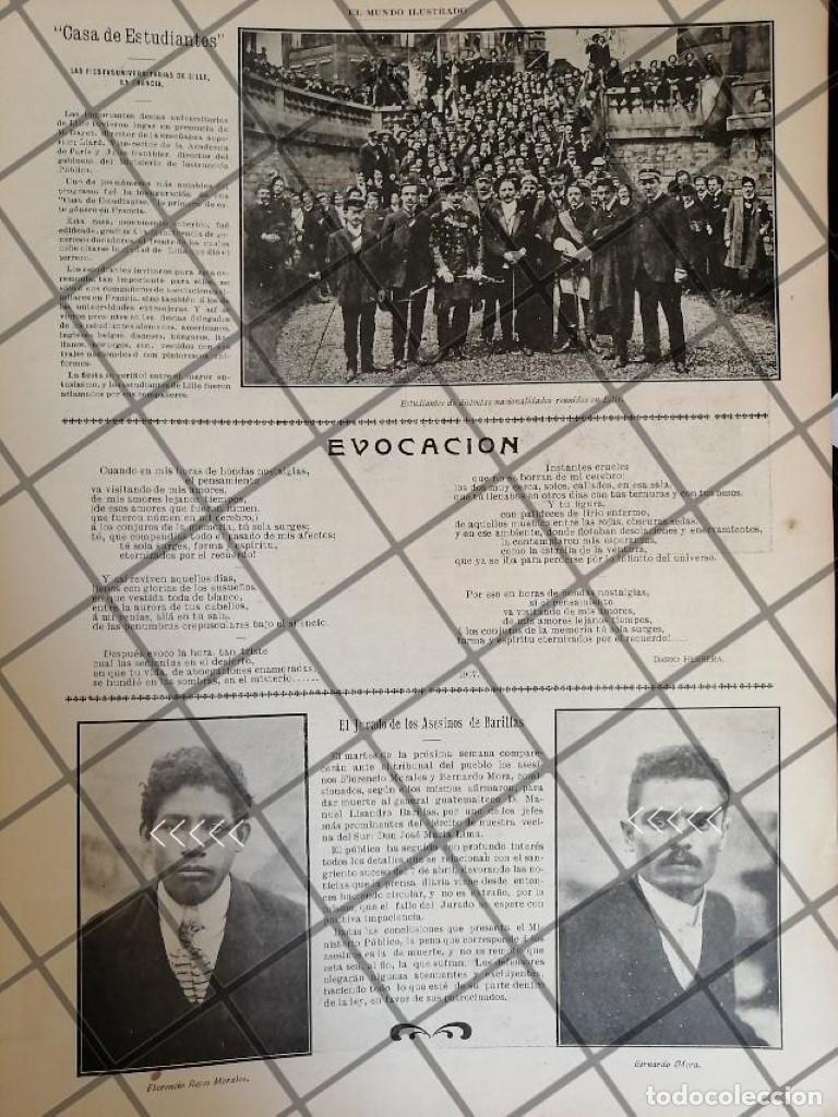 Collectionnisme d'affiches: AFICHE ANTIGUO ASESINOS DE MANUEL LISANDRO BARILLAS 1907