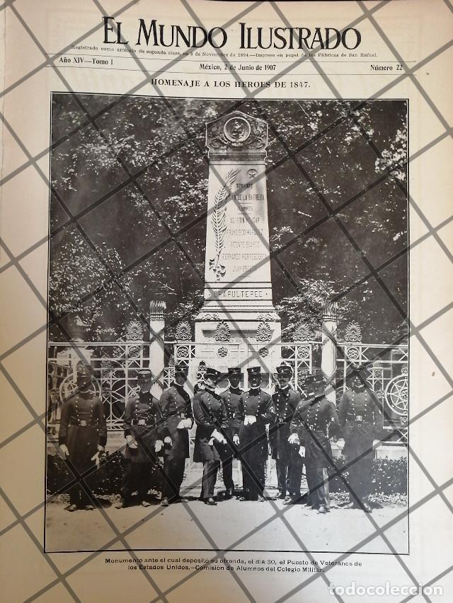 Collectionnisme d'affiches: PORTADA ANTIGUA 1907 MONUMENTO A LOS NI&Ntilde;OS HEROES