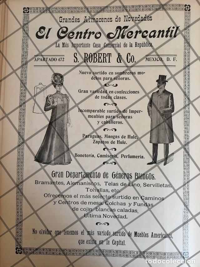 Collectionnisme d'affiches: CARTEL ANTIGUO TIENDA EL CENTRO MERCANTIL 1907 -28