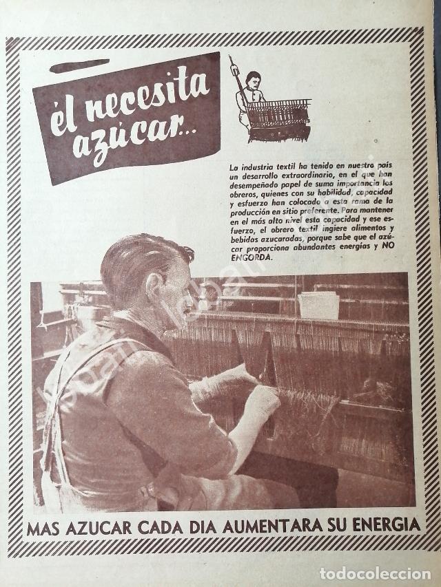 Collectionnisme d'affiches: CARTEL ANTIGUO ORIGINAL DE CAMPA&Ntilde;A NACIONAL DE CONSUMO DE AZUCAR 1955 / 383