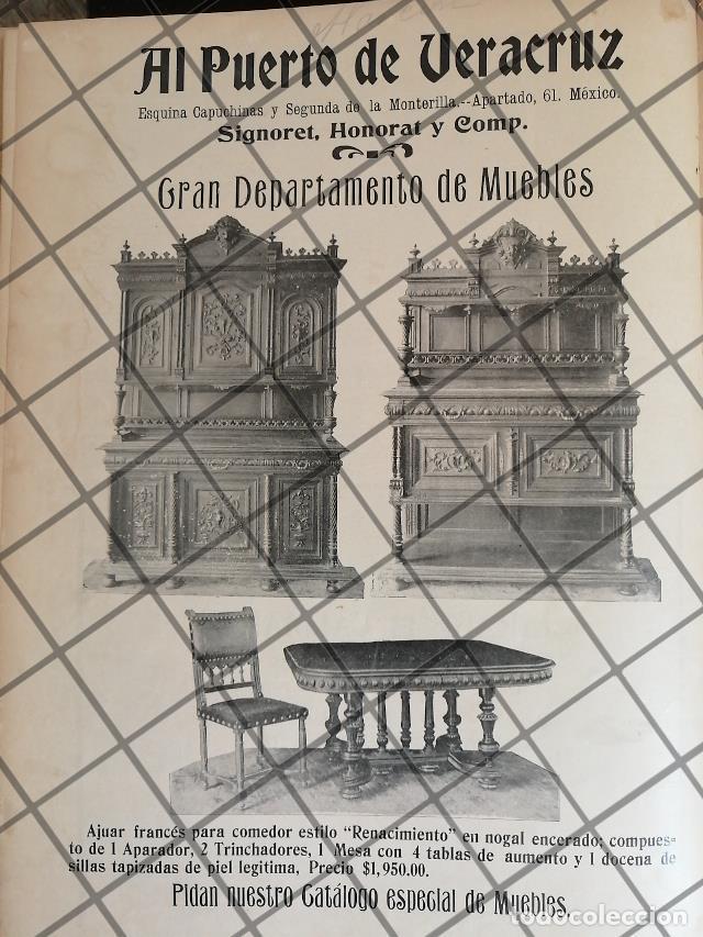 Collectionnisme d'affiches: PUBLICIDAD ANTIGUA TIENDA EL PUERTO DE VERACRUZ 1907 /17