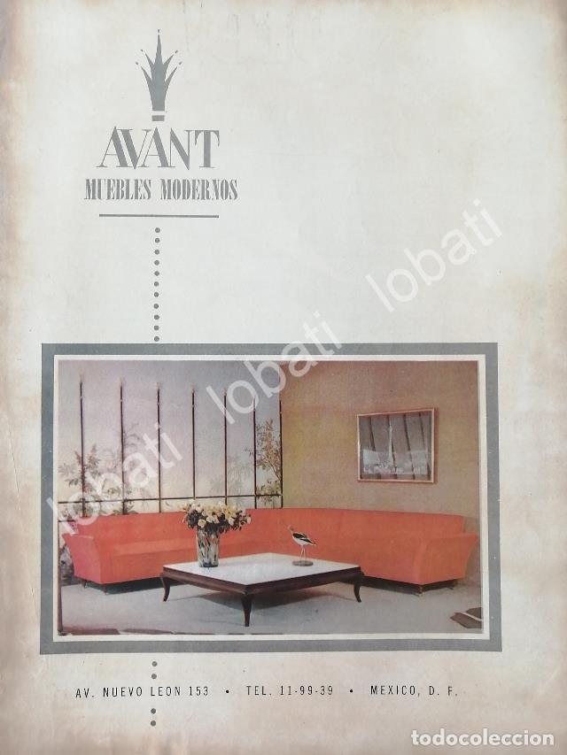 Collectionnisme d'affiches: CARTEL ANTIGUO ORIGINAL DE MUEBLES AVANT S.A 1960 /467