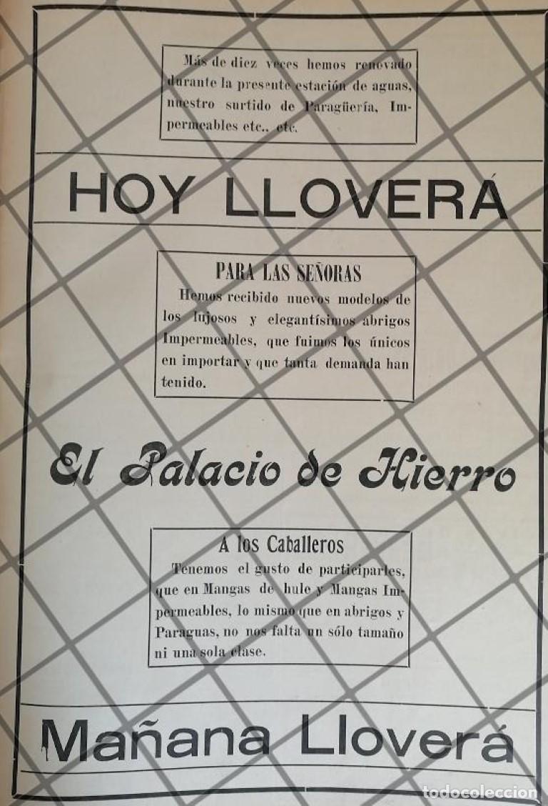 Collectionnisme d'affiches: CARTEL ANTIGUO EL PALACIO DE HIERRO 1907 -82