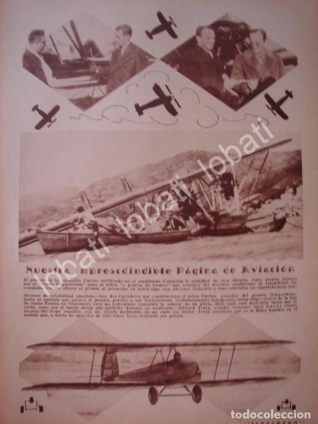 Collectionnisme d'affiches: CARTEL ANTIGUO ORIGINAL DE EL PILOTO EDWARD TEATH Y SU ACCIDENTE 1930 / AVIACION