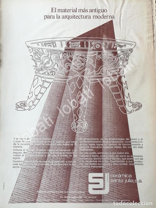 Collectionnisme d'affiches: CARTEL ANTIGUO ORIGINAL DE CERAMICA SANTA JULIA S.A 1972 / 529 RARO
