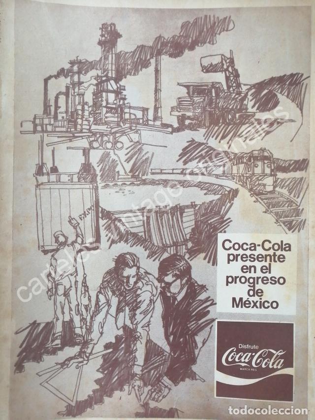 Poster collecting: CARTEL ANTIGUO ORIGINAL DE COCA COLA 1970