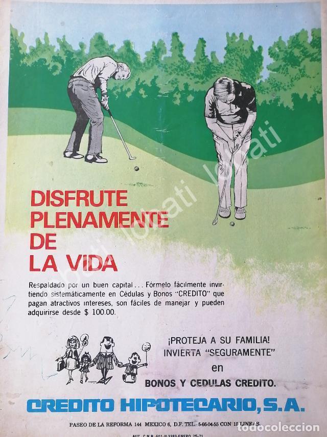 Collectionnisme d'affiches: CARTEL ANTIGUO ORIGINAL DE BANCO CREDITO HIPOTECARIO S.A 1972 /193