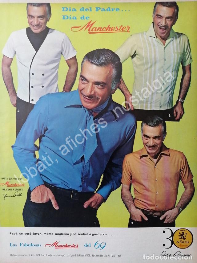 Sammeln von Plakaten: CARTEL ANTIGUO ORIGINAL DE MAURICIO GARCES Y CAMISAS MARISCAL 1969 /FEP 3