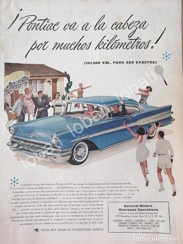 Sammeln von Plakaten: CARTEL ANTIGUO ORIGINAL DE AUTOS CHEVROLET PONTIAC STAR CHIEF 1957 / 835