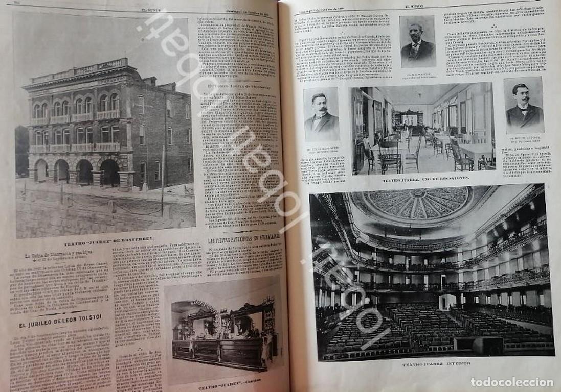 Sammeln von Plakaten: CARTEL ANTIGUO ORIGINAL DE INAUGURAN EL TEATRO JUAREZ EN MONTERREY / LDM