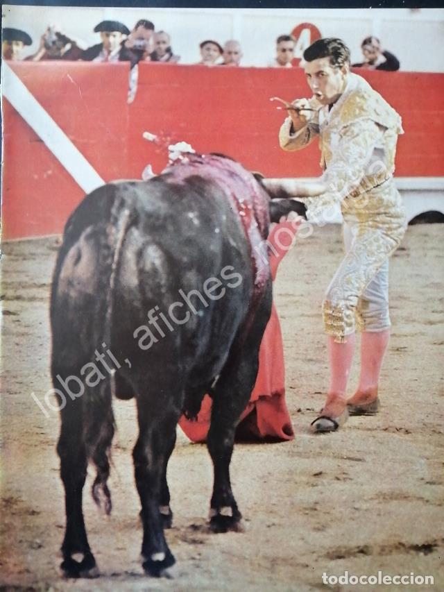 Collectionnisme d'affiches: CARTEL ANTIGUO ORIGINAL DE FOTO GRABADO ANTIGUO TORERO ANTONIO ORDO&Ntilde;EZ 1959