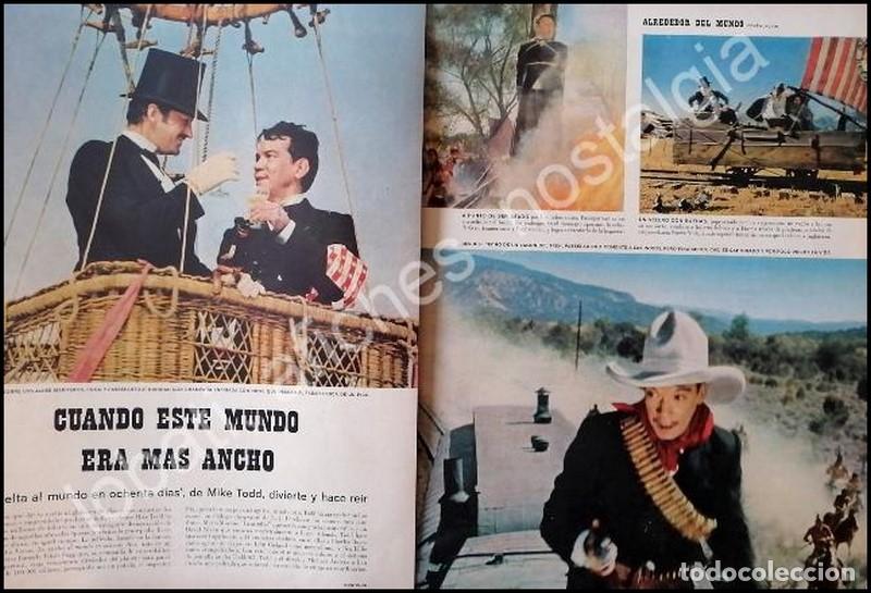 Collectionnisme d'affiches: CARTEL ANTIGUO ORIGINAL DE CANTINFLAS FILMA LA VUELTA AL MUNDO EN 80 DIAS 1956