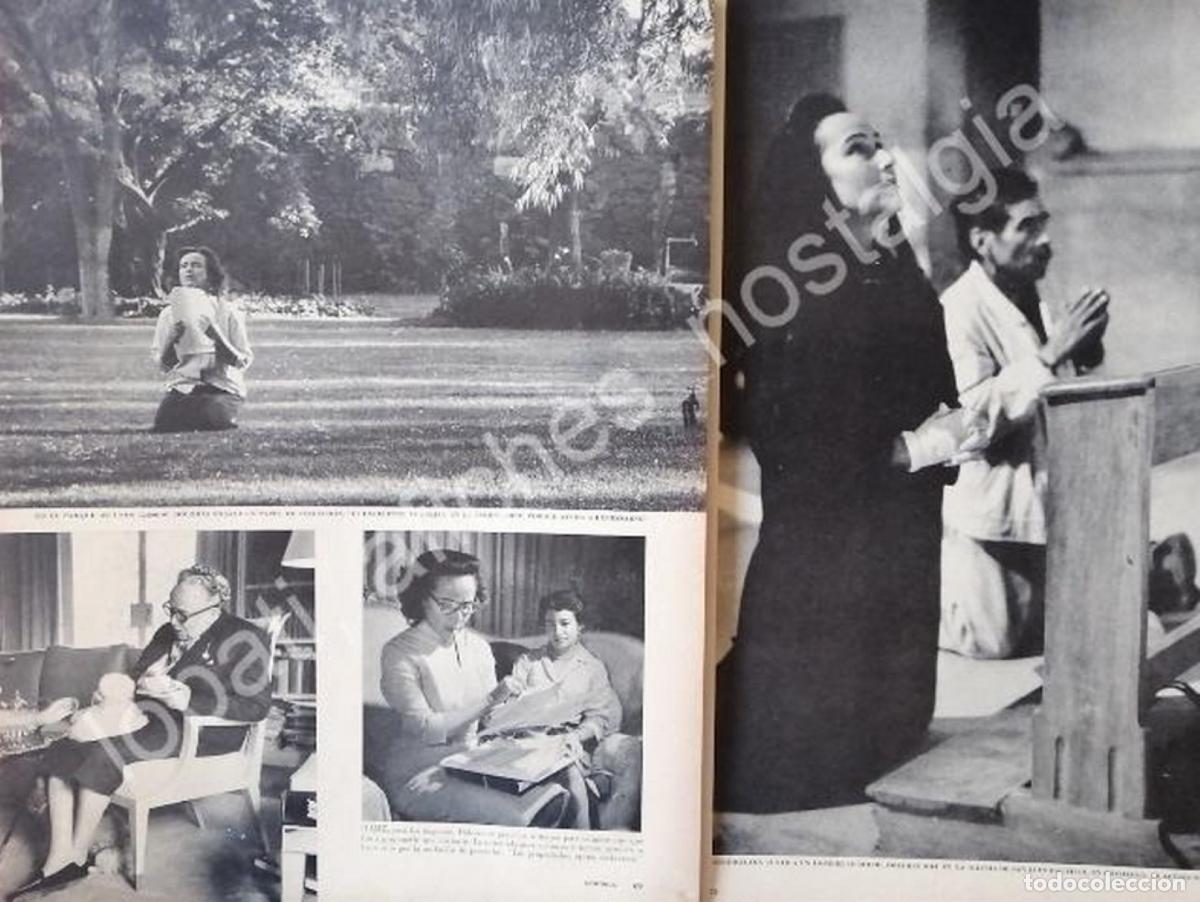 Collectionnisme d'affiches: CARTEL ANTIGUO ORIGINAL DE REPORTAJE SOBRE DOLORES DEL RIO 1950s