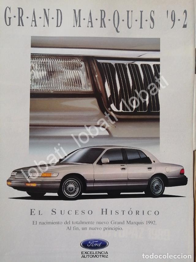 Sammeln von Plakaten: CARTEL ANTIGUO ORIGINAL DE AUTOS FORD GRAND MARQUIS 1992 /N997