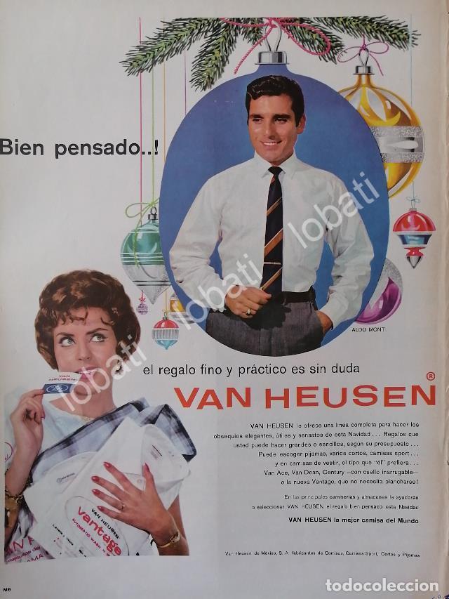 Sammeln von Plakaten: CARTEL ANTIGUO ORIGINAL DE ALDO MONTI Y CAMISAS MAPLETON 1965 /FEP 8
