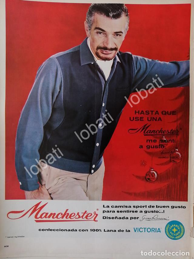 Sammeln von Plakaten: CARTEL ANTIGUO ORIGINAL DE MAURICIO GARCES Y CAMISAS MANCHESTER 1968 /FEP 14