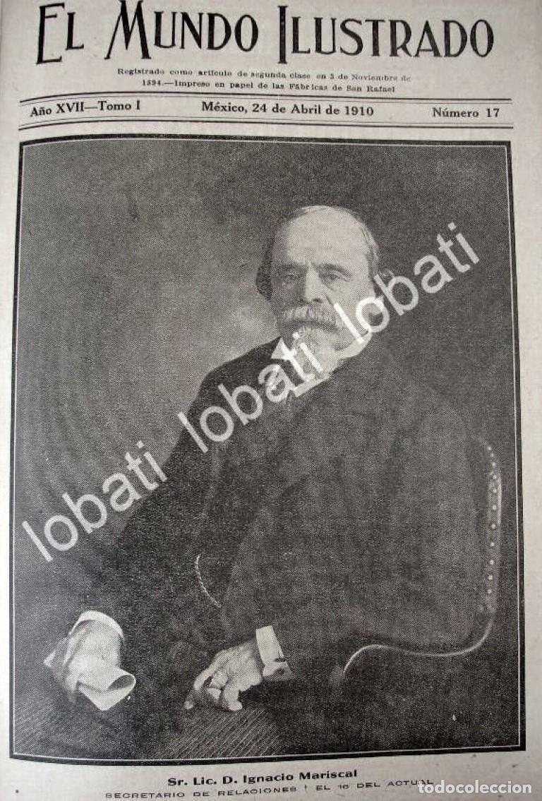 Collezionismo di affissi: PORTADA ANTIGUA ORIGINAL 1910 MUERE IGNACIO MARISCAL FAGOAGA / PLT