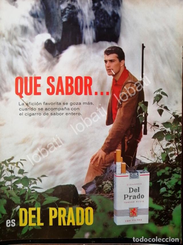 Colecionismo de cartazes: CARTEL ANTIGUO ORIGINAL DE CIGARROS DEL PRADO 1960s / MUY RARO /2