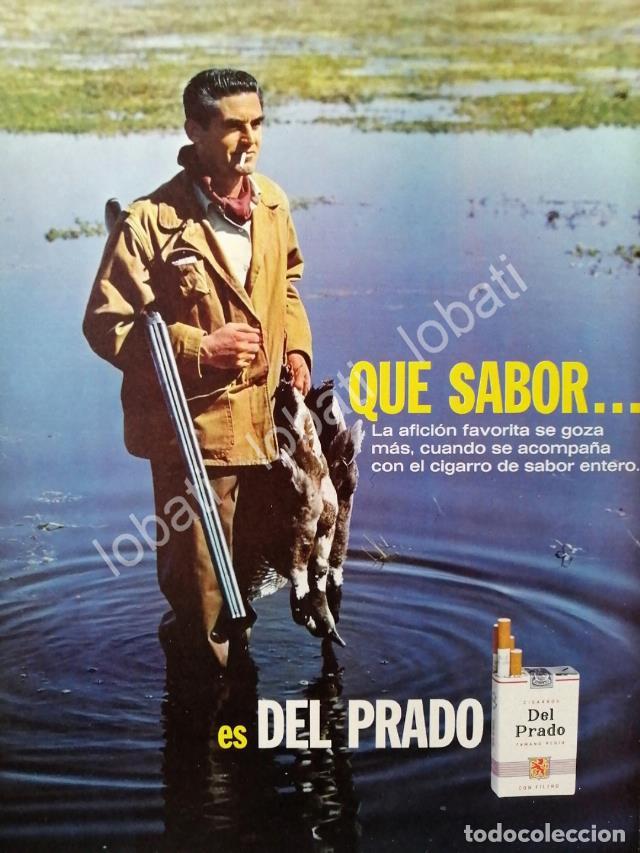 Colecionismo de cartazes: CARTEL ANTIGUO ORIGINAL DE CIGARROS DEL PRADO 1960s / MUY RARO
