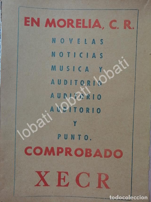 Colecionismo de cartazes: CARTEL ANTIGUO ORIGINAL DE RADIO DIFUSORA XECR 1966 MORELIA / N97