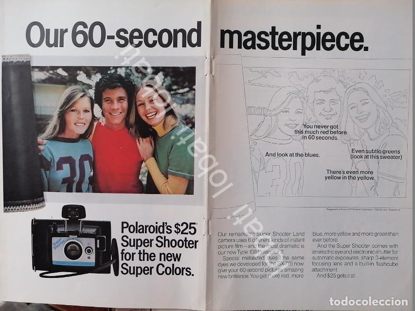 Sammeln von Plakaten: CARTEL ANTIGUO ORIGINAL DE CAMARAS FOTOGRAFICAS POLAROID POWER SHOOTER 1970s /455