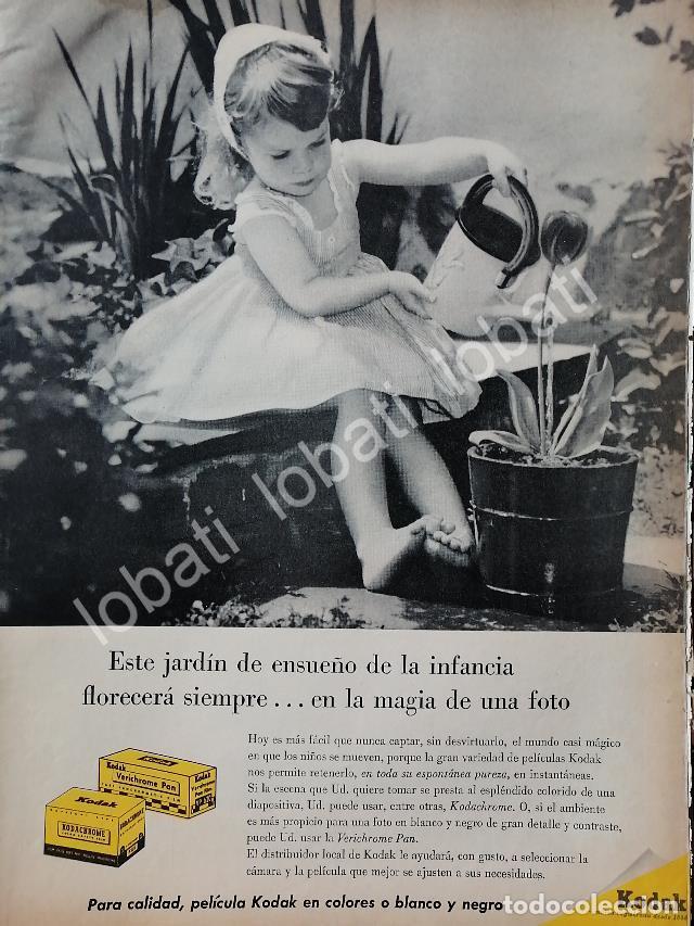 Collezionismo di affissi: CARTEL ANTIGUO ORIGINAL DE PELICULA KODAK KODACHROME & VERICHROME 1957 /585