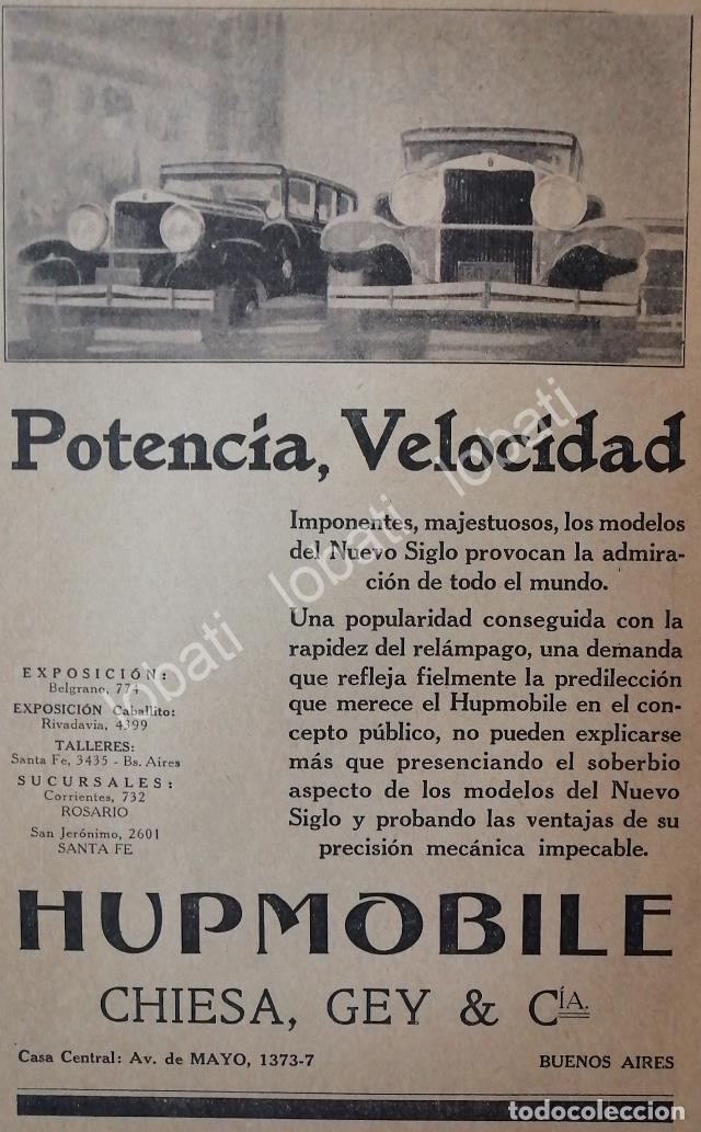 Poster collecting: CARTEL ANTIGUO ORIGINAL DE AUTOS HUPMOBILE 1927 /112