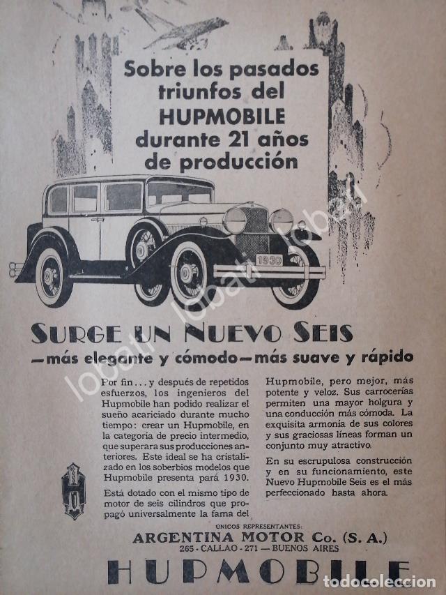 Sammeln von Plakaten: CARTEL ANTIGUO ORIGINAL DE AUTOS HUPMOBILE SEIS 1927 /116