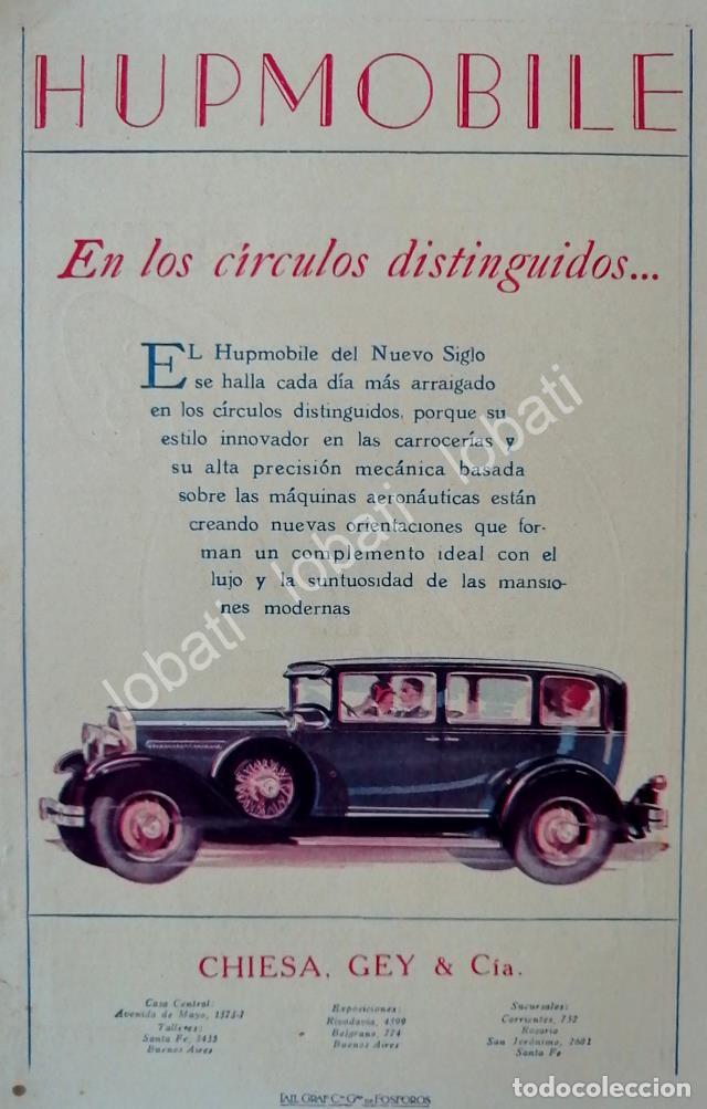 Sammeln von Plakaten: CARTEL ANTIGUO ORIGINAL DE AUTOS HUPMOBILE SEDAN /119