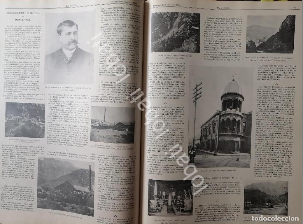 Collezionismo di affissi: CARTEL ANTIGUO ORIGINAL DE CIA DE LUZ - Y MINA DE SAN PEDRO , JOAQUIN MAIZ 1899 MONTERREY