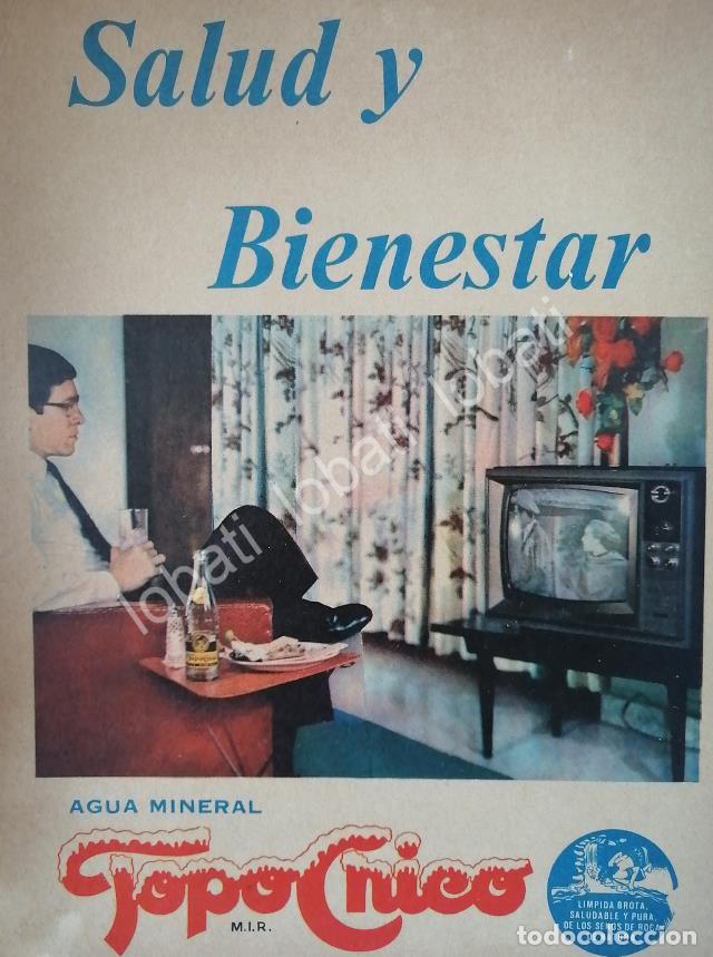 Collezionismo di affissi: CARTEL ANTIGUO ORIGINAL DE AGUA MINERAL TOP CHICO 1963 /115