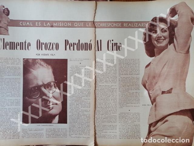 Collezionismo di affissi: CARTEL ANTIGUO ORIGINAL DE CLEMENTE OROZCO Y MARIA FELIX 1957