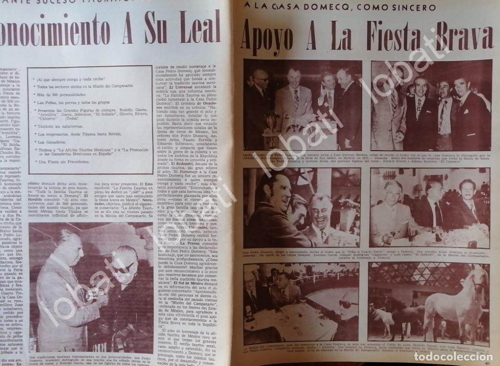 Poster collecting: CARTEL ANTIGUO ORIGINAL DE . HOMENAJE A PEDRO DOMECQ 1972