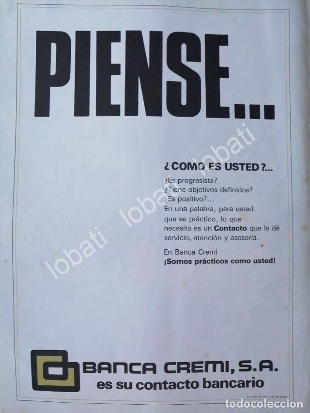 Poster collecting: CARTEL ANTIGUO ORIGINAL DE BANCO BANCA CREMI S.A 1980 /125