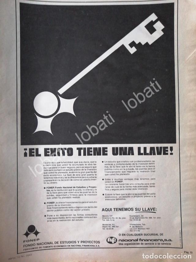 Poster collecting: CARTEL ANTIGUO ORIGINAL DE BANCO NACIONAL FINANCIERA 1980 /131