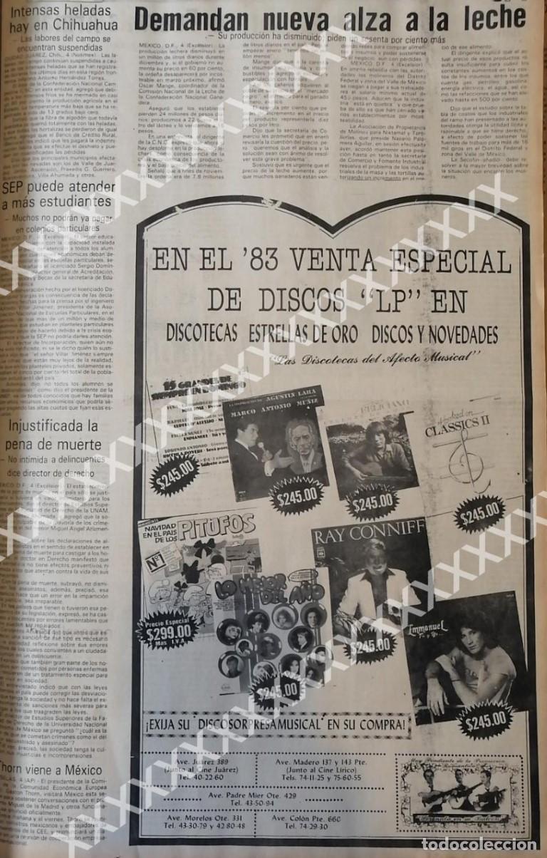 Poster collecting: CARTEL ANTIGUO ORIGINAL DE DISCOTECAS ESTRELLAS DE ORO 1983 2