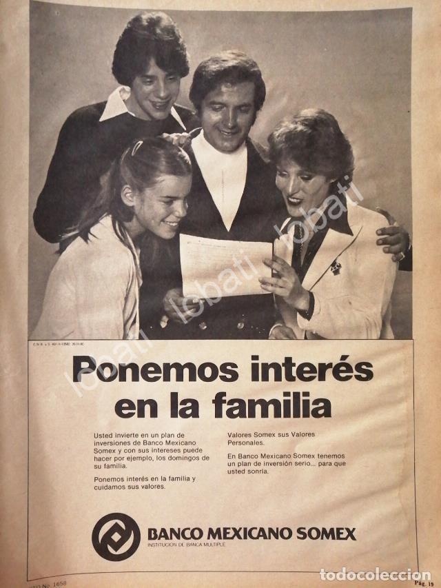 Poster collecting: CARTEL ANTIGUO ORIGINAL DE BANCO MEXICANO SOMEX 1981 /134